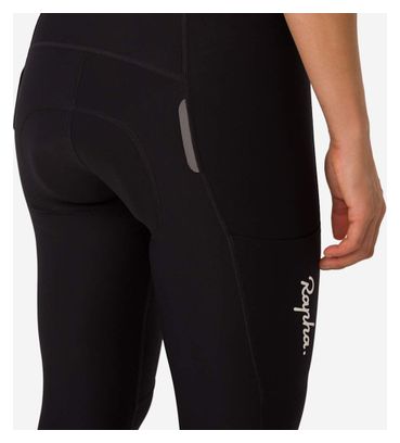Cuissard 3/4 Sans Bretelles Rapha Noir/Blanc Femme