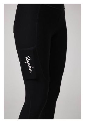 Cuissard 3/4 Sans Bretelles Rapha Noir/Blanc Femme