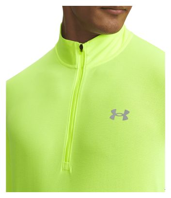 Under Armour Launch Yellow Men's 1/4 Zip Top | Alltricks.com