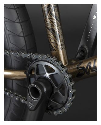 FlyBikes Savanna 21 RHD Freestyle BMX Donker Goud 2022
