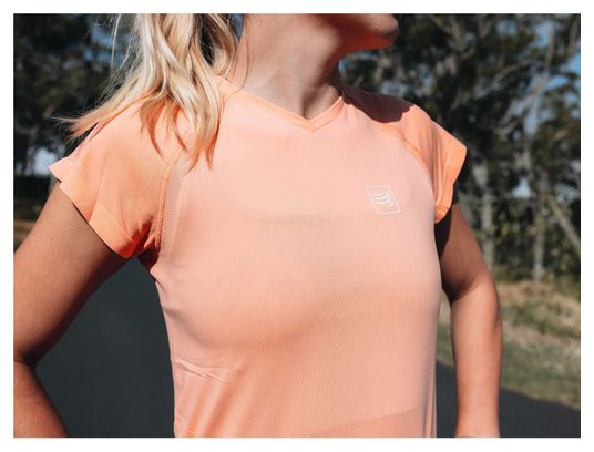 Training SS Tshirt W Papaya Punch Orange