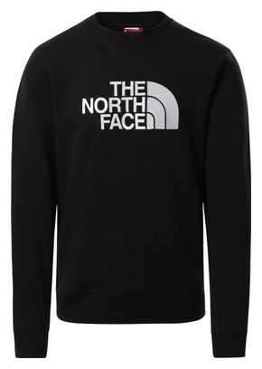 The North Face Drew Peak Crew Sweatshirt Black White
