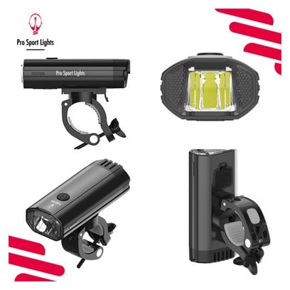 Kit d'éclairage vélo 1200 et 100 Lumen - Lumières LED pour vélo