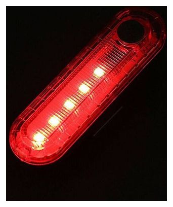 Feu arrière rouge 50 lumens Feu arrière à LED pour vélo