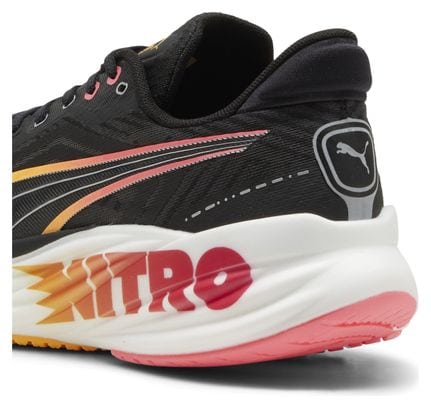 Puma Magnify Nitro Tech 2 Running-Schuhe Schwarz Orange Herren