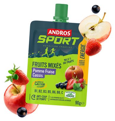 Purée Énergétique Andros Sport Energie Pomme/Cassis 90g