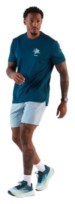 Maglietta da corsa Kiprun Run 500 blu da uomo