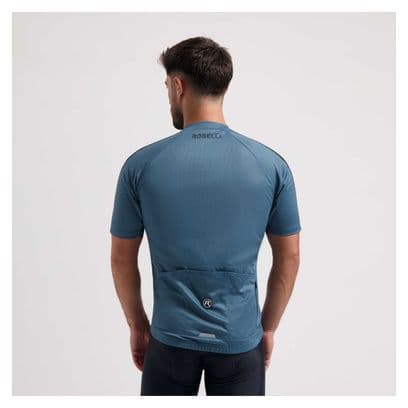 Maillot Manches Courtes Rogelli Explore Bleu Homme