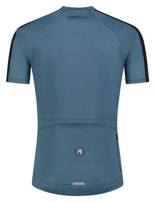 Maillot Manches Courtes Rogelli Explore Bleu Homme