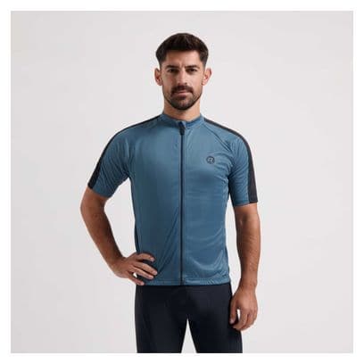 Maillot Manches Courtes Rogelli Explore Bleu Homme