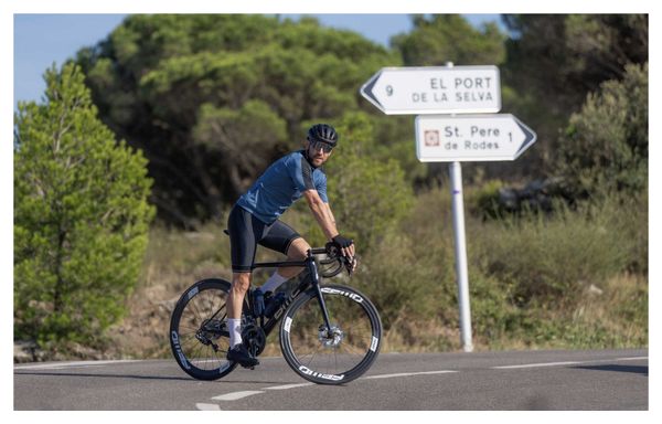 Maillot Manches Courtes Rogelli Explore Bleu Homme