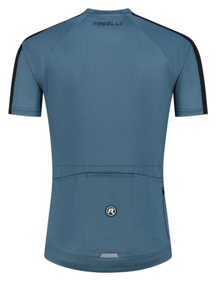Maillot Manches Courtes Rogelli Explore Bleu Homme