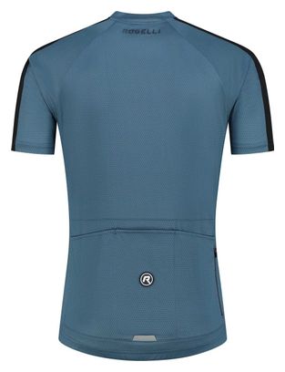Maillot Manches Courtes Rogelli Explore Bleu Homme