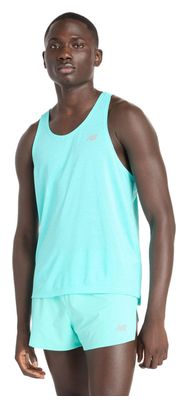 Heren New Balance Athletics Tank Blauw