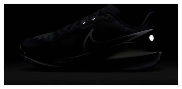 Chaussures Running Nike Vomero 17 Large Noir Blanc Homme