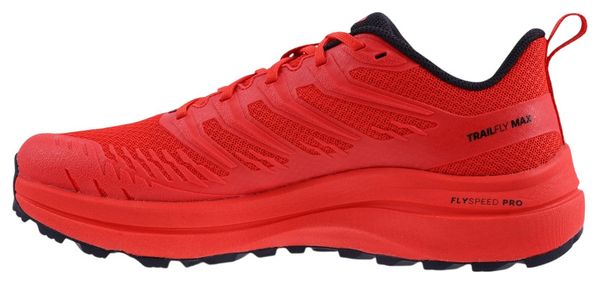 Scarpe da trail Inov-8 TrailFly Max V2 rosse da uomo