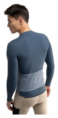 Maillot cyclisme gravel manches longues homme GM3 Karakórum Bleu