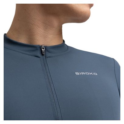 Maillot cyclisme gravel manches longues homme GM3 Karakórum Bleu