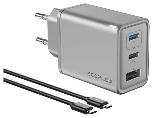 Chargeur GaN RAPID 65 W  avec câble de 100 W - ECOFLOW