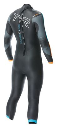 TYR Hurricane Cat 2 Triathlon Suit Black / Blue / Orange