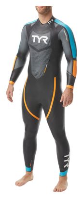 TYR Hurricane Cat 2 Triathlonanzug Schwarz / Blau / Orange