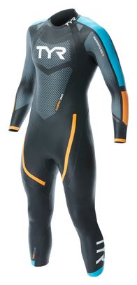 TYR Hurricane Cat 2 Triathlonanzug Schwarz / Blau / Orange