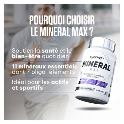 Mineral Max (90 Caps) - Superset Nutrition -  Multiminéraux