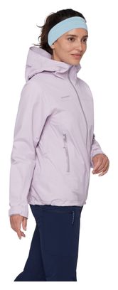 Veste Imperméable Mammut Crag Hooded Violet Femme