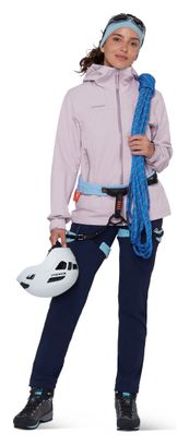 Veste Imperméable Mammut Crag Hooded Violet Femme