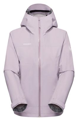 Veste Imperméable Mammut Crag Hooded Violet Femme