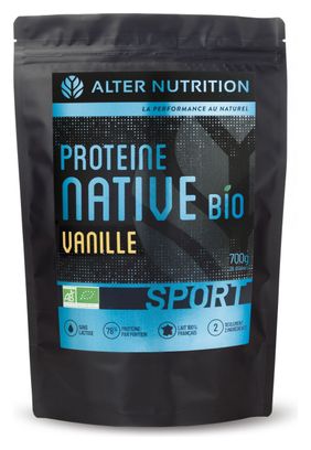 Bebida de proteína orgánica nativa de Alter Nutrition Sport Vainilla 700g