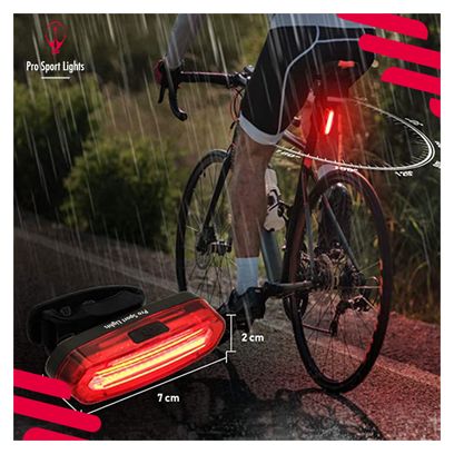 1200 Lumen et 120 Lumen Pro Sport Lights Kit de lumières LED pour vélo