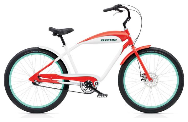 Electra EBC93 3i Beach Cruiser 2019 26 &#39;&#39; Rojo / Blanco