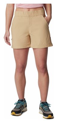 Pantaloncini Columbia Firwood Camp II Beige Donna