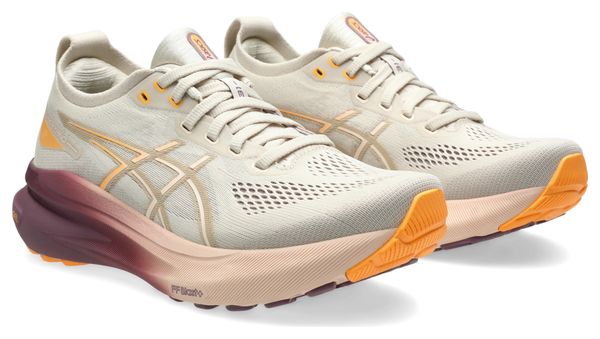 Asics Gel-Kayano 31 Beige/Rosa/Orange Damen Laufschuhe