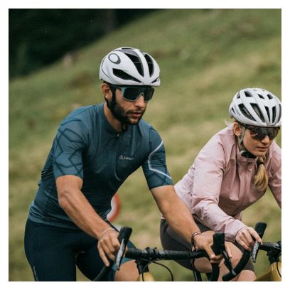 Maillot de vélo Loeffler à manches courtes FZ Penta Bleu Foncé-Bleu
