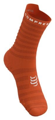 Compressport Pro Racing v4.0 Ultralight Run High Socks Red