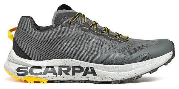 Scarpa Spin Planet Trail Shoes Grey/Yellow Men's
