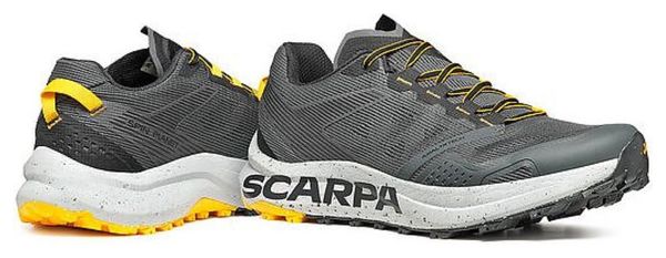 Scarpa Spin Planet Trail Shoes Grey/Yellow Men's