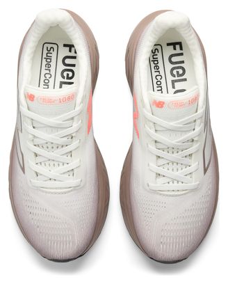 Scarpe da corsa New Balance Fresh Foam X 1080 v14 Bianco/Marrone Donna