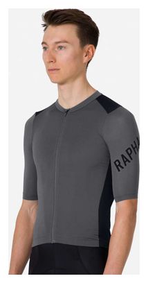 Men's Rapha Pro Team Training Short Sleeve Jersey Grey/Black