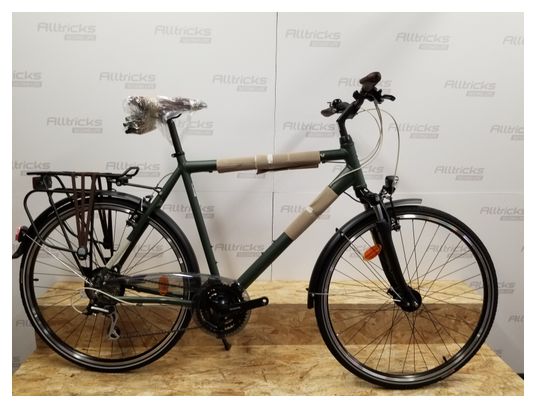 Hybrid bike BTWIN UTK 500 HOPRIDER HF Green