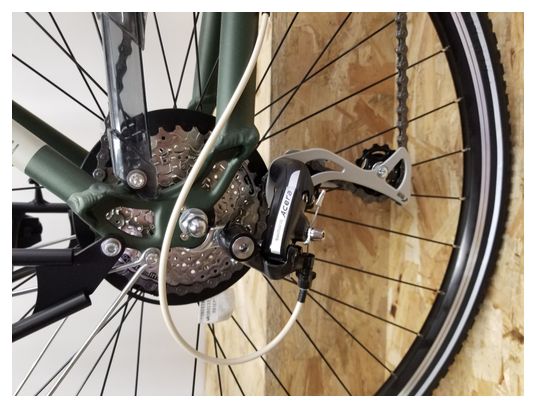 Hybrid bike BTWIN UTK 500 HOPRIDER HF Green