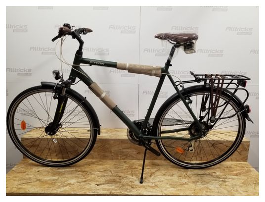 Hybrid bike BTWIN UTK 500 HOPRIDER HF Green