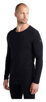 Maillot Manches Longues Icebreaker Mérinos 260 Tech Noir