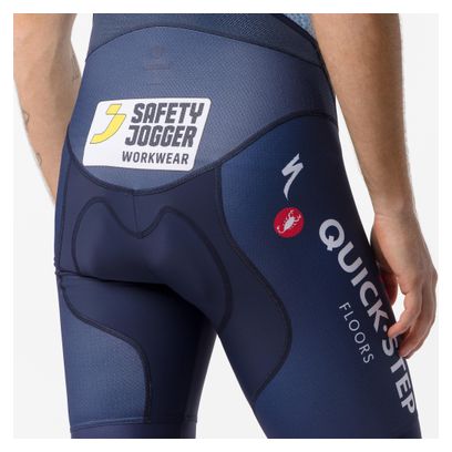 Culotte corto con tirantes Castelli Competizione 2 Soudal Quickstep azul para hombre