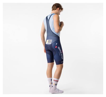 Culotte corto con tirantes Castelli Competizione 2 Soudal Quickstep azul para hombre