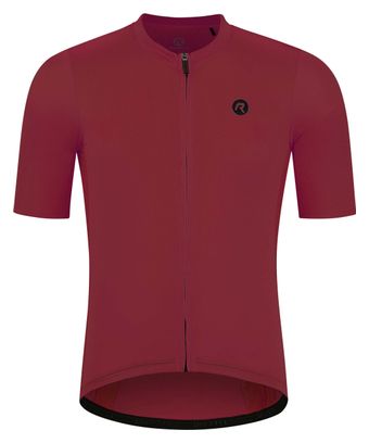 Maillot Manches Courtes Velo Rogelli Distance Homme Bourgogne