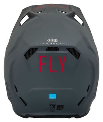 Fly Racing Fly Formula CC Centrum Fullface Helm Mat Grijs / Zwart