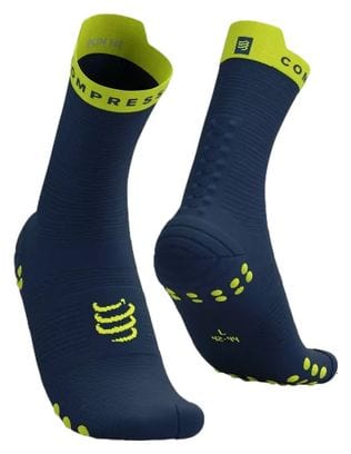 Compressport Pro Racing Socks v4.0 Run High Blau/Grün